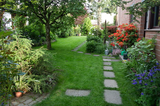 Backyard entrance & Garden Impression